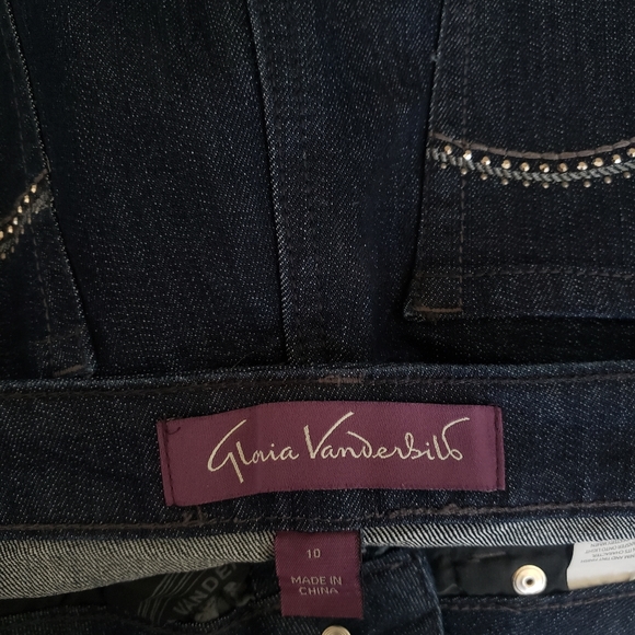 Gloria Vanderbilt Jean Skirt Size 10 | Color: Blue | - Picture 7 of 7